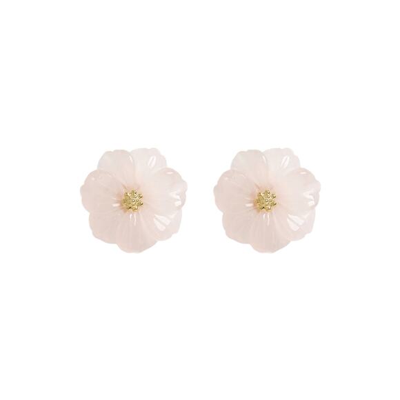 JENNIFER BEHR Wynne Earrings in Rose Quartz - Picture 1 of 11